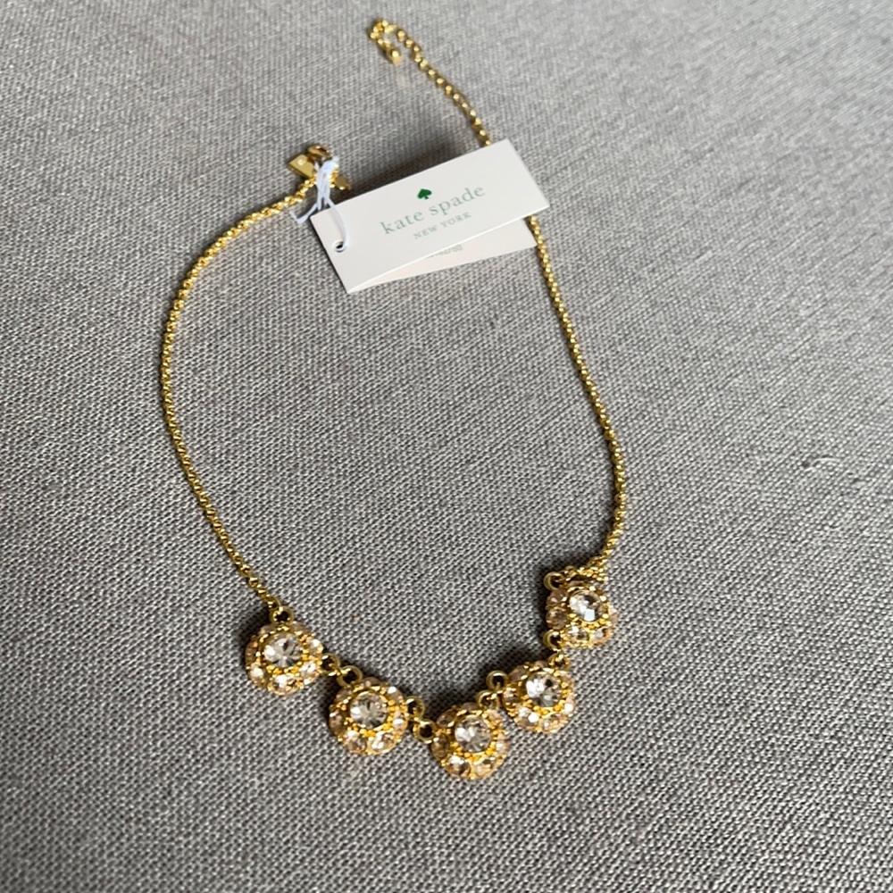 Kate Spade gold-tone necklace with lobster clasp
